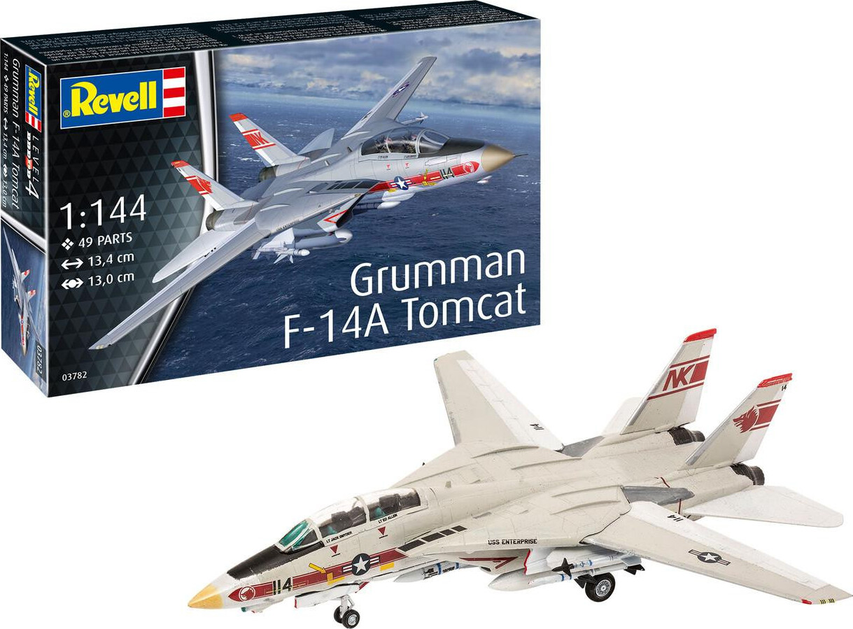 Revell - F-14a Tomcat Grumman Modelfly - 1:144 - Level 4 - 03782