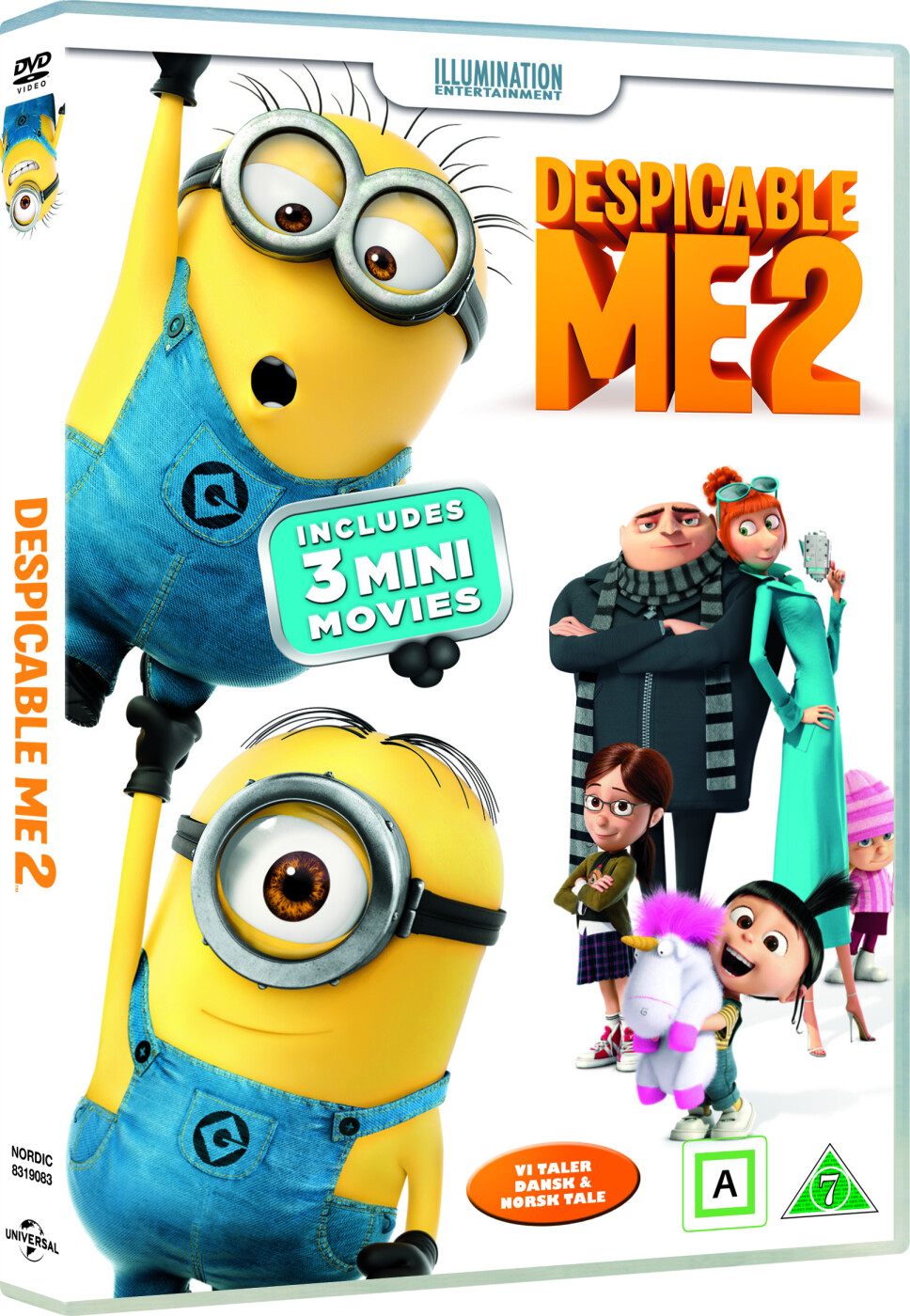 Grusomme Mig 2 / Despicable Me 2 - DVD - Film