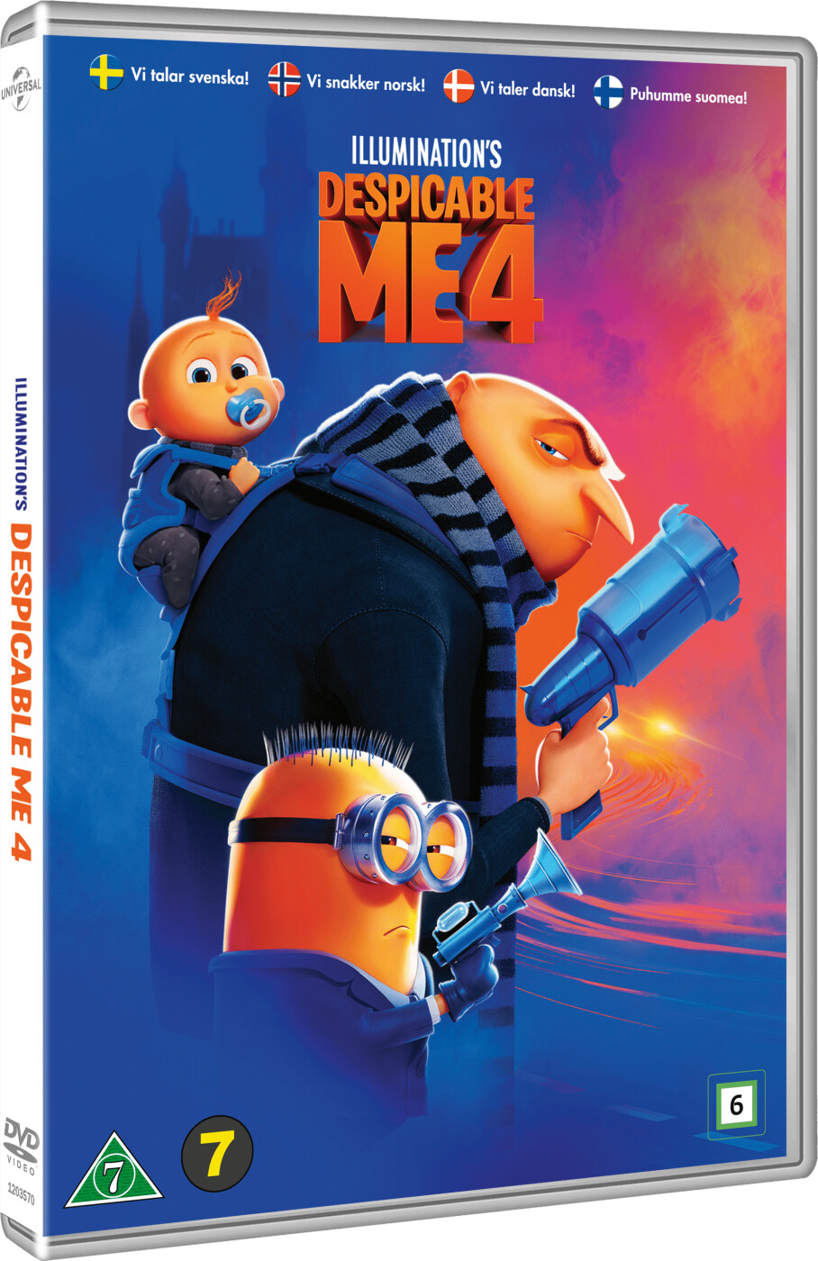 Grusomme Mig 4 / Despicable Me 4 - DVD - Film