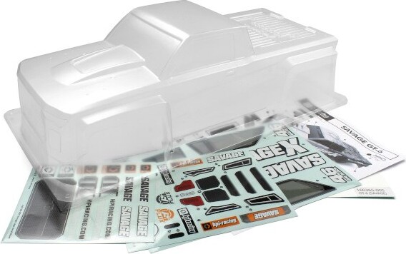 Gt-6 Sportcab Clear Truck Body (savage) - Hp160365 - Hpi Racing