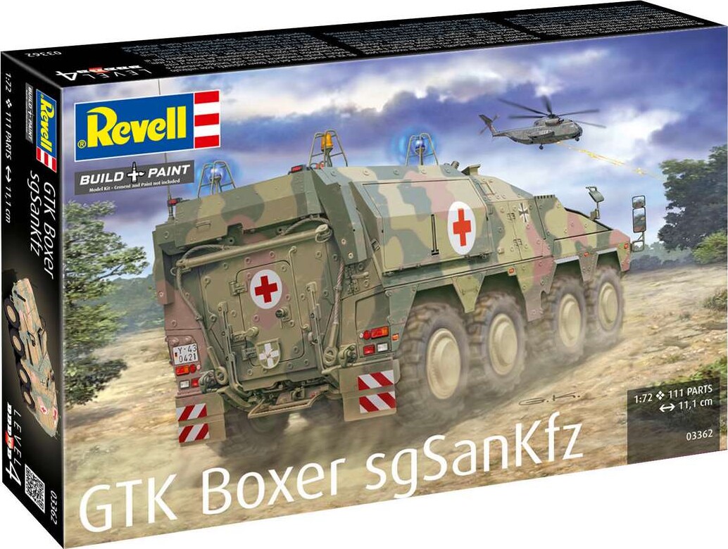 Revell - Gtk Boxer Sgsankfz Byggesæt - 1:72 - Level 4 - 03362