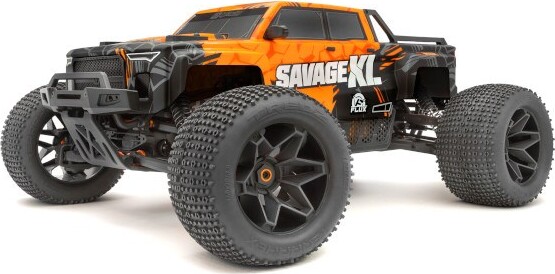 Billede af Gtxl-6 Kingcab Painted Truck Body (black/orange) - Hp160106 - Hpi Racing