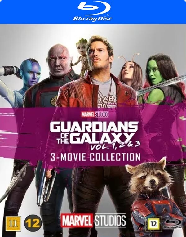 Guardians Of The Galaxy Box 1-3 - Blu-Ray