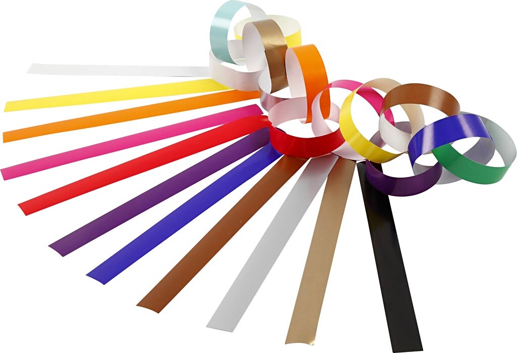 Guirlandestrimler - L 16 Cm - B 15 Mm - Assorterede Farver - 400 Stk. - Creativ Company
