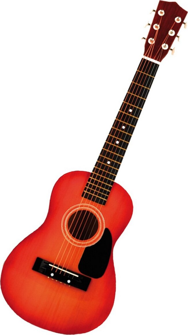 Guitar Til Børn - Akustisk Børneguitar I Træ - 75 Cm