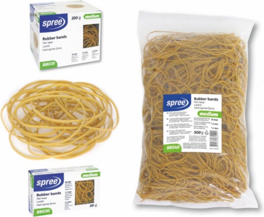 Gummibånd Elastikker - 55 Mm - 200 G - Spree