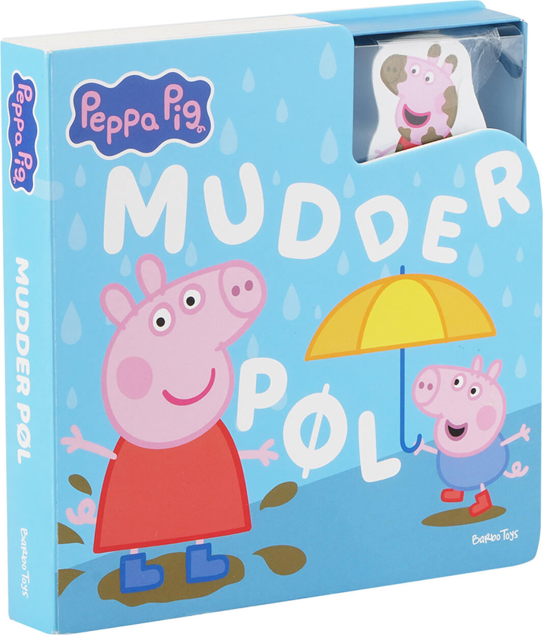 Gurli Gris Bog Med Træfigurer - Mudderpøl - Bog