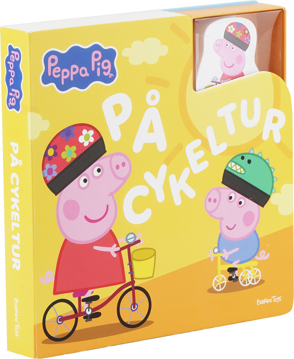 Gurli Gris Bog Med Træfigurer - På Cykeltur - Bog