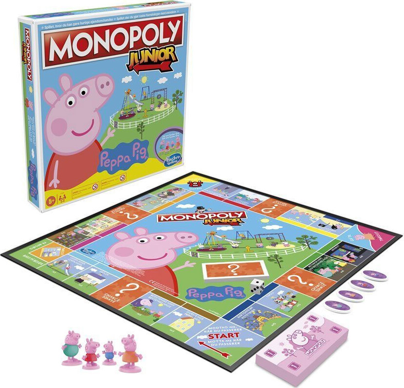 Monopoly Junior - Peppa Pig - Gurli Gris - Hasbro F1656
