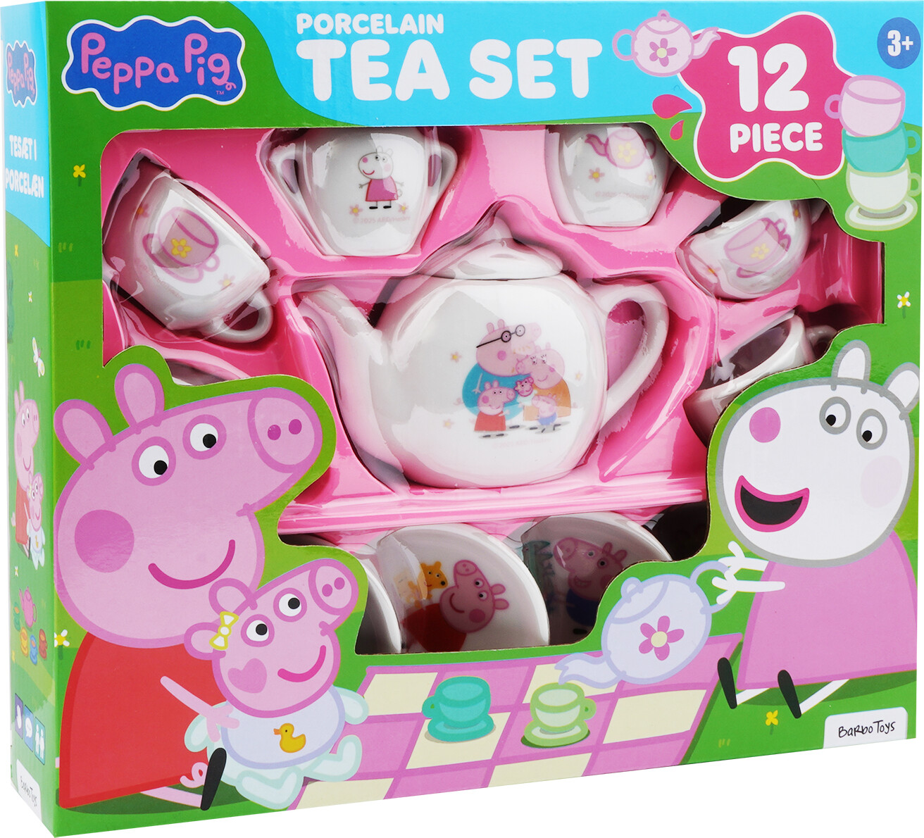 Gurli Gris - Porcelæn Tesæt - 12 Dele