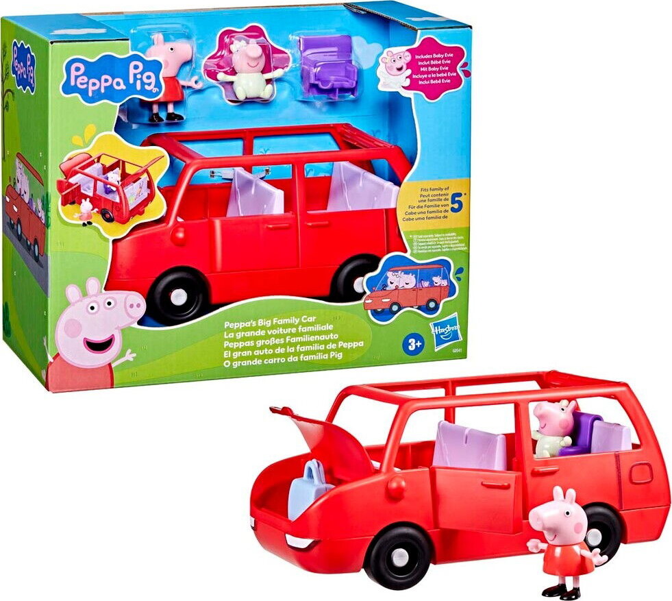 Gurli Gris - Big Family Car - Peppa Pig - Familiebil - Hasbro G0541
