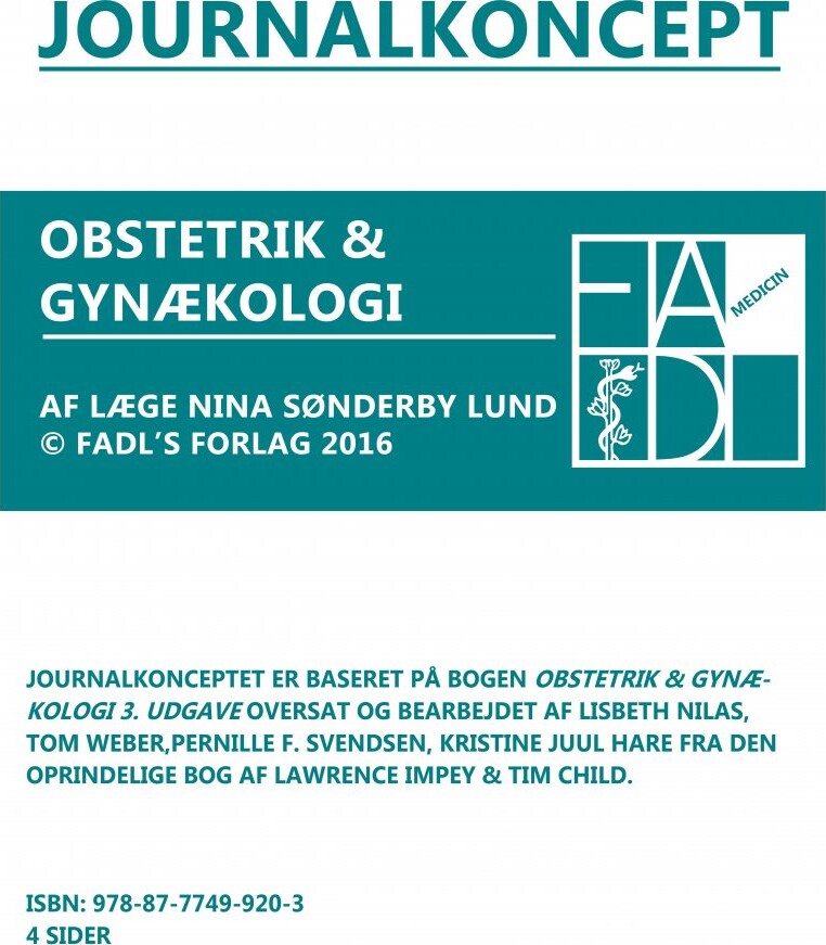 Gynækologisk Og Obstetrisk Journalkoncept - Ninna Sønderby Lund - Bog