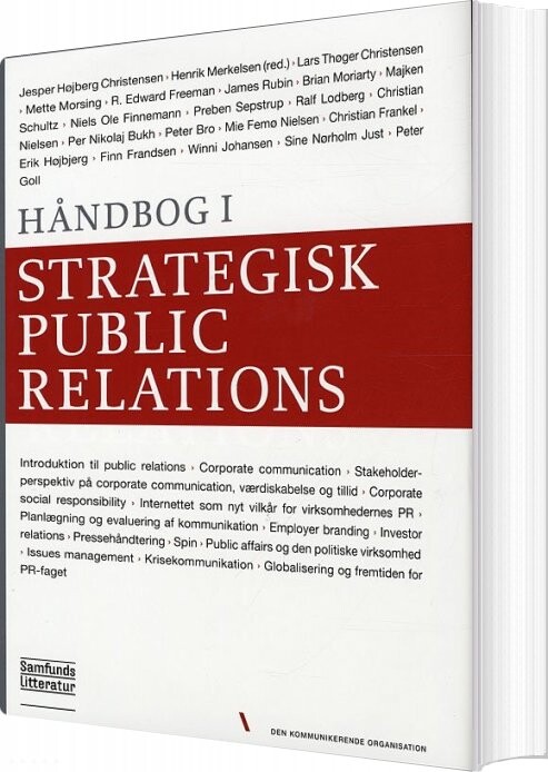 Håndbog I Strategisk Public Relations - Henrik Merkelsen - Bog