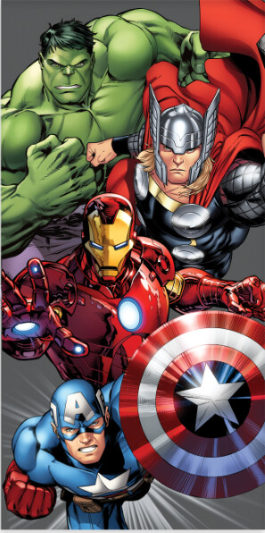 Håndklæde - 60 X 120 Cm - Avengers