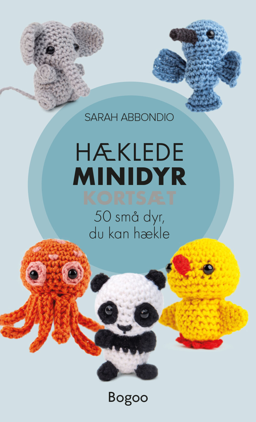 Hæklede Minidyr - Kortsæt - Sarah Abbondio - Bog