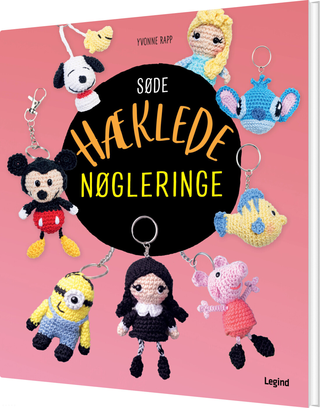 Søde Hæklede Nøgleringe - Yvonne Rapp - Bog