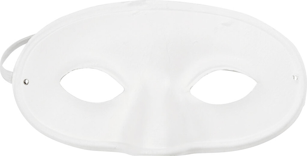 Mal Selv Maske - Halvmaske - Hvid