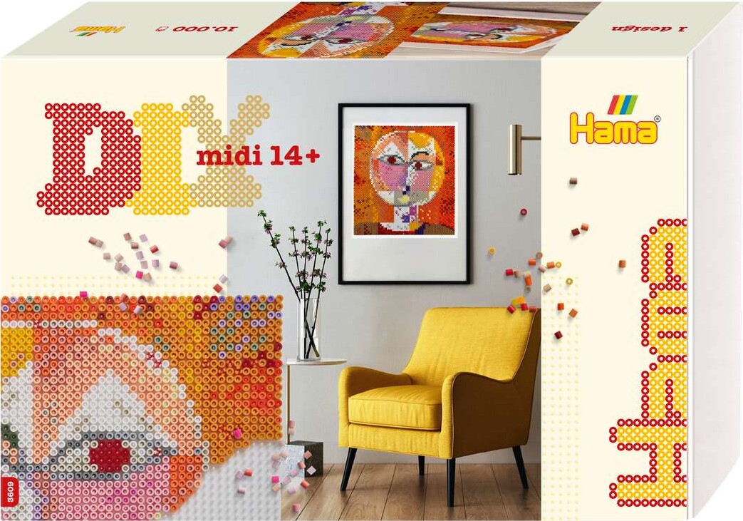 Hama Art - Paul Klee Perlesæt - 10.000 Midi Perler - 3609