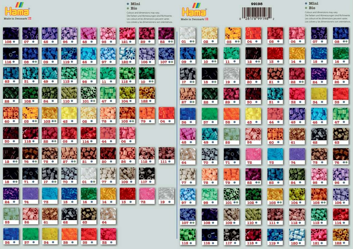 Hama 99198 - Mini Bio Farvekort - A4 - 2026