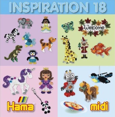 Billede af Hama Inspiration 18 Midi - Inspirationshæfte - 399-18
