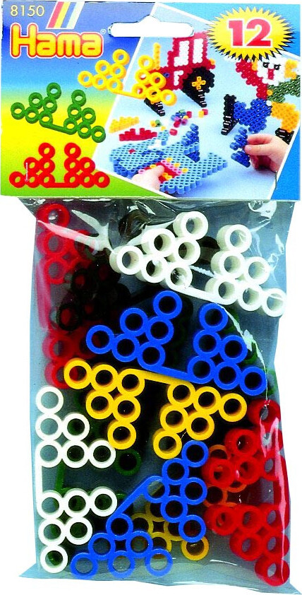 Hama Maxi Perlefødder - 12 Stk. - Flere Farver - 8150