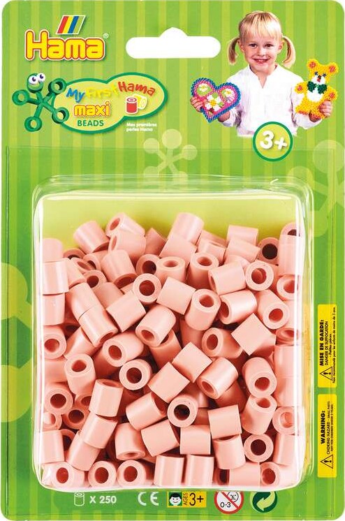 Hama Maxi Perler Blisterpak 8526 Mat Rosa - 250 stk