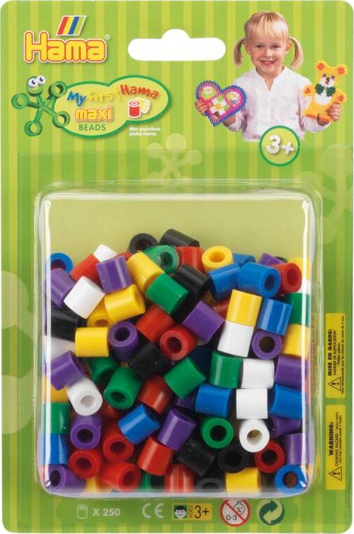 Hama Maxi Perler - Mix 00 - 250 Stk.