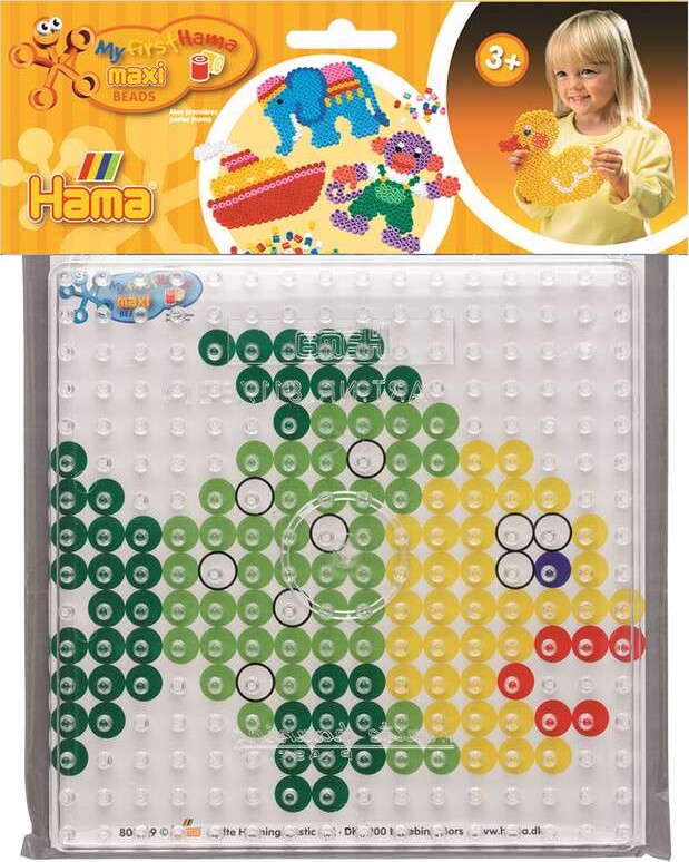 Hama Maxi Perleplade - Firkantet Stiftplade - 8283