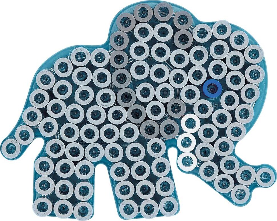 Hama Maxi Perleplade - Elefant - Transparent - 14x11,5 Cm - 8230