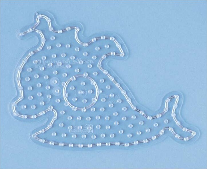 Hama Maxi Perleplade - Hval - Transparent - 14,5x20 Cm - 8209