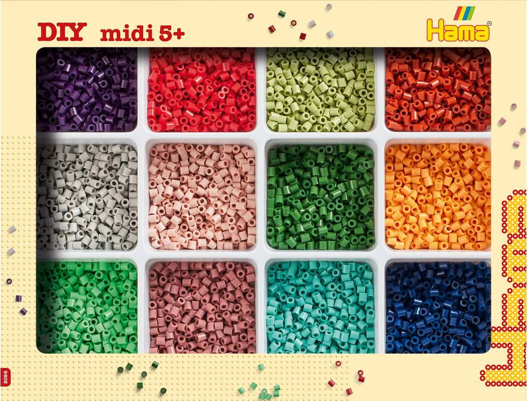 Hama Midi Beads And Storage, New 2025 - 2096