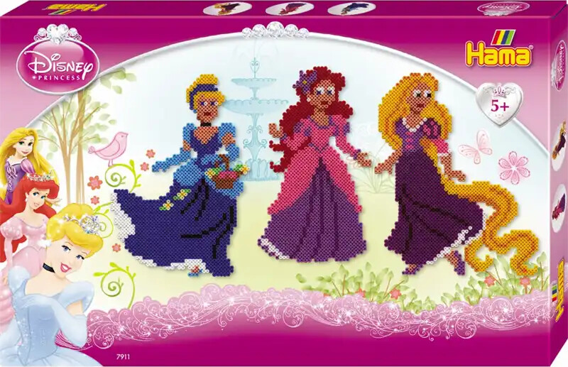 Billede af Hama Midi Gaveæske - Disney Prinsesser - 3 Prinsesser - 7911
