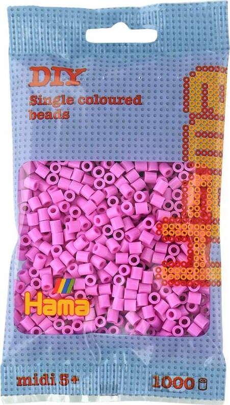 Hama Midi Perler - Pastel Pink - 1.000 Stk - 207-48