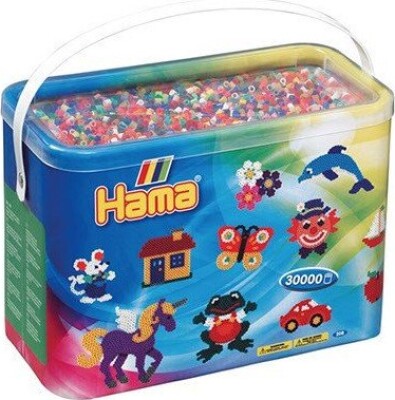 Hama Midi Perler - Mix 48 - 30.000 Perler I Spand - 208-68