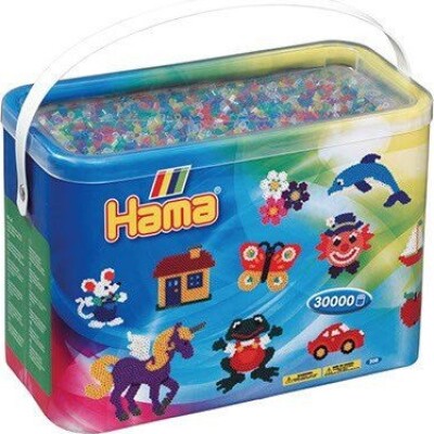 Hama Midi Perler - Glitter Mix 54 - 30.000 Stk I Spand - 208-54