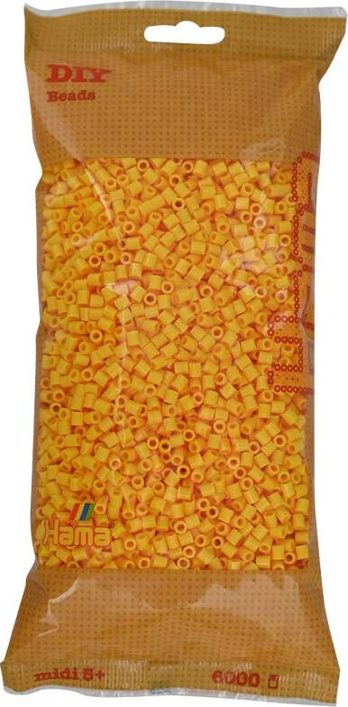 Hama Midi Perler - Gul - 6.000 Stk - 205-03