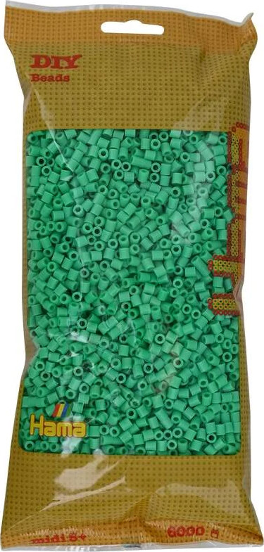 Hama Midi Perler - Lysegrøn - 6.000 Stk - 205-11