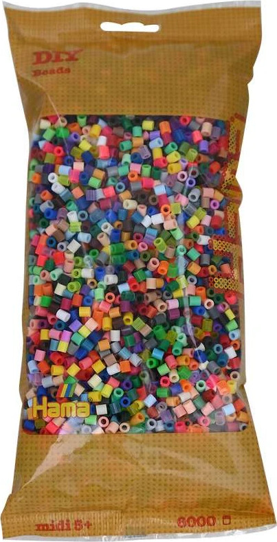 Hama Midi Perler - Mix 68 - 6.000 Stk - 205-68