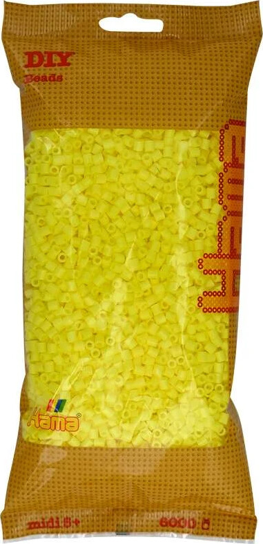 Hama Midi Perler - Pastel Gul - 6.000 Stk - 205-43