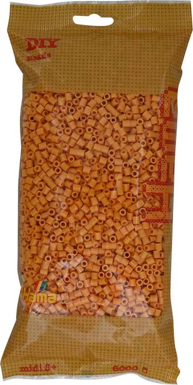 Hama Midi Perler - Peter Plys Gul - 6.000 Stk - 205-60