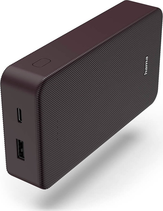 Hama Powerbank 20000 Mah - Usb-c + Usb-a - Colour 20 - Plum