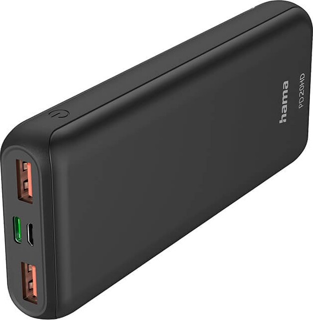 Hama Powerbank - Pd20-hd 20000 Mah - 2 Usb-a + Usb-c