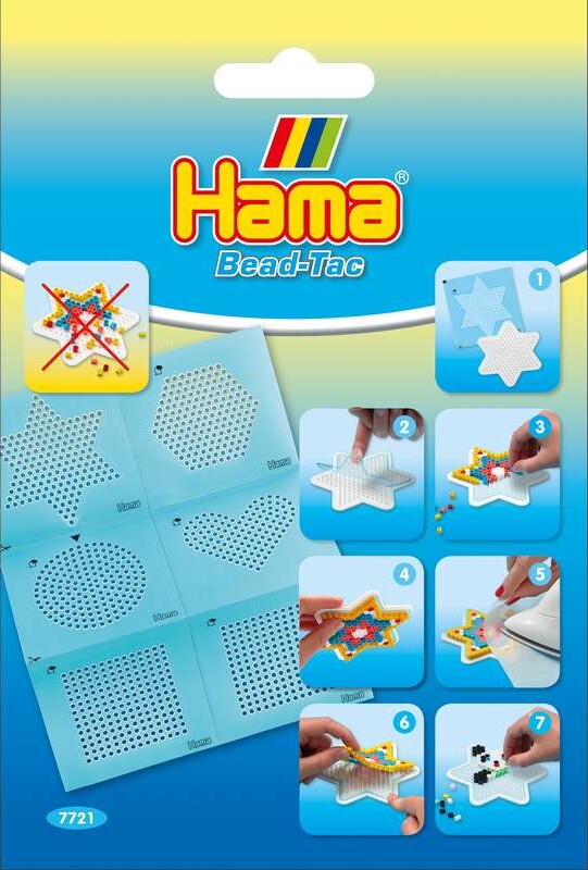 Hama Selvklæb Til Midi Plader - 6 Små Motiver På Ark - 7721