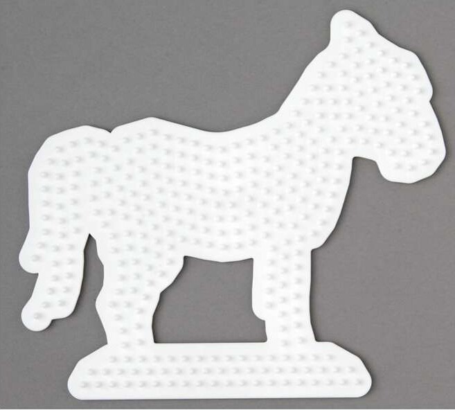 Hama 281 - Hest Midi Perleplade - 13,5x14,5 Cm