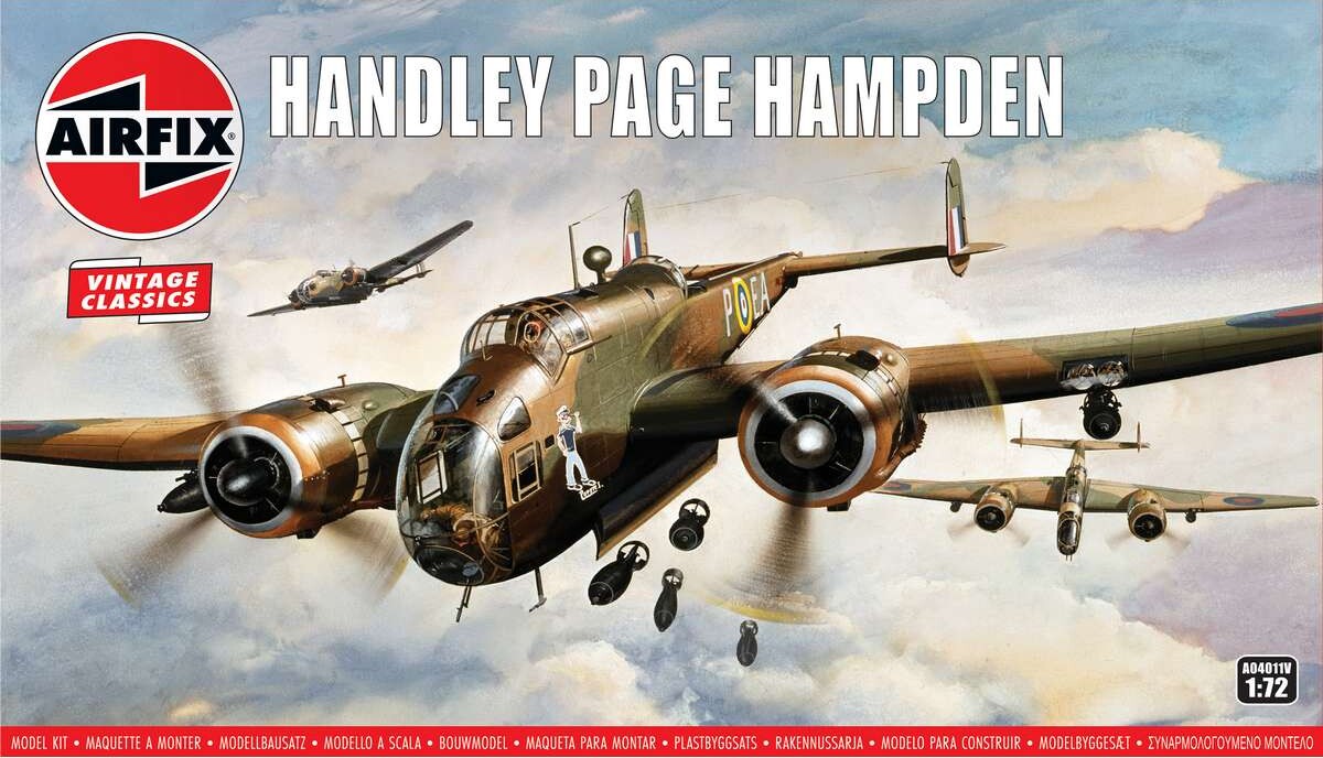 Handley Page Hampden 1:72 - A04011v - Airfix