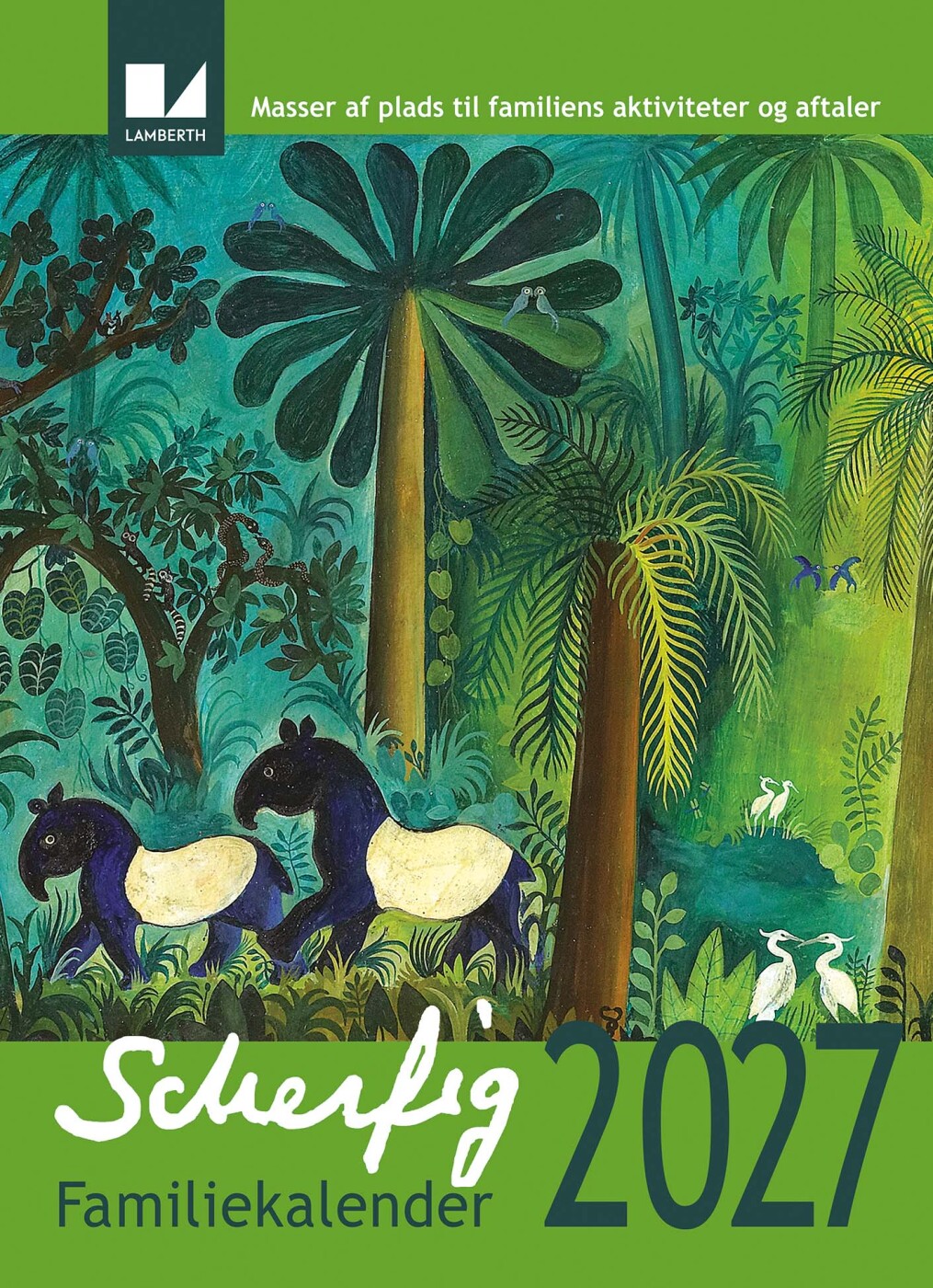 Hans Scherfig Familiekalender 2027 - Spiralryg