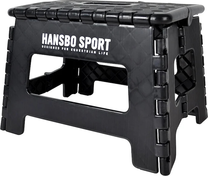 Hansbo Sport - Foldbar Staldskamme Taburet - 22cm Sort