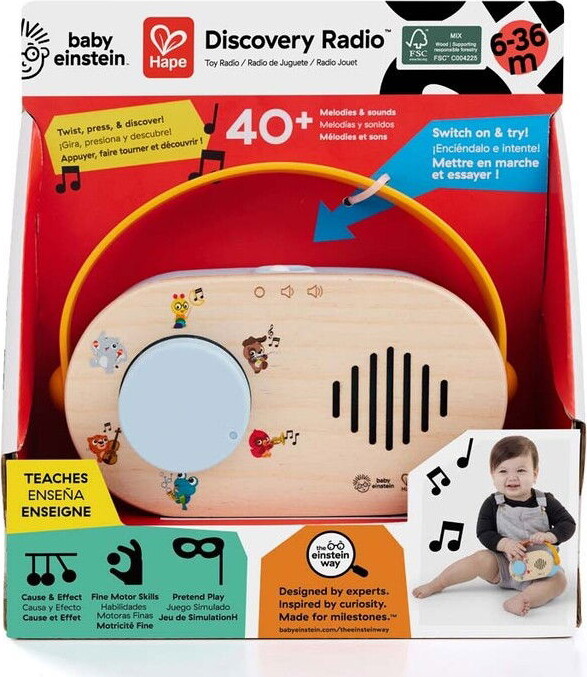 Hape Baby Einstein - Discover Radio Til Børn - Musik Og Lys