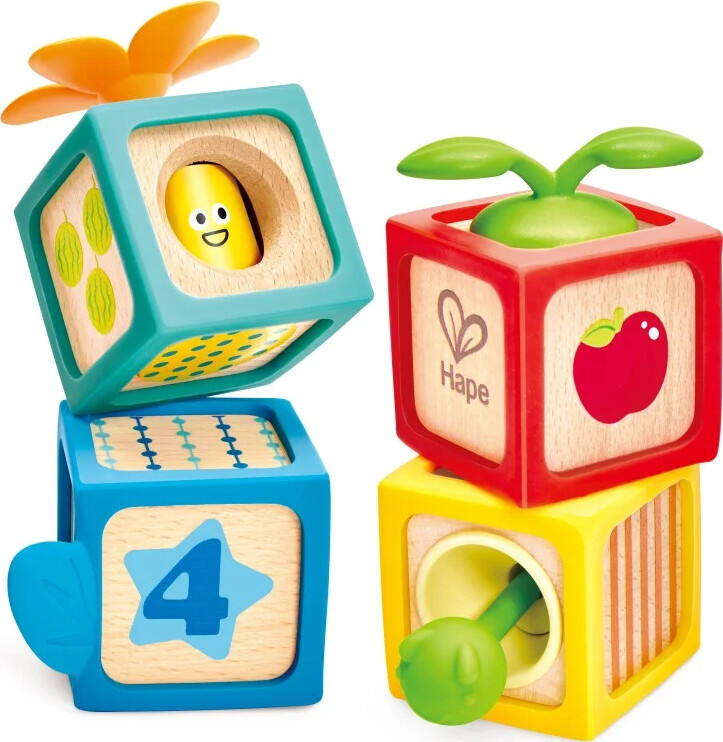 Hape Sanseklodser - 4 stk. - Dynamic Number Blocks