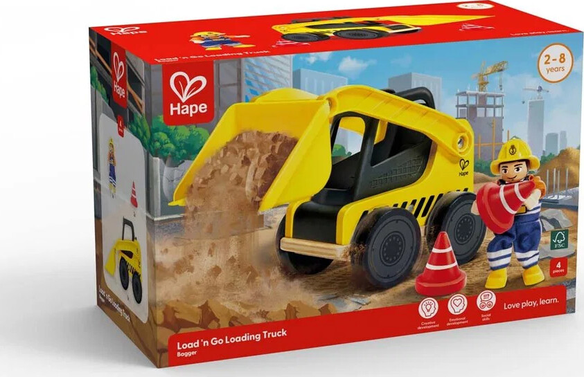 Hape - Load N' Go Loading Truck - Legetøjs Frontlæsser